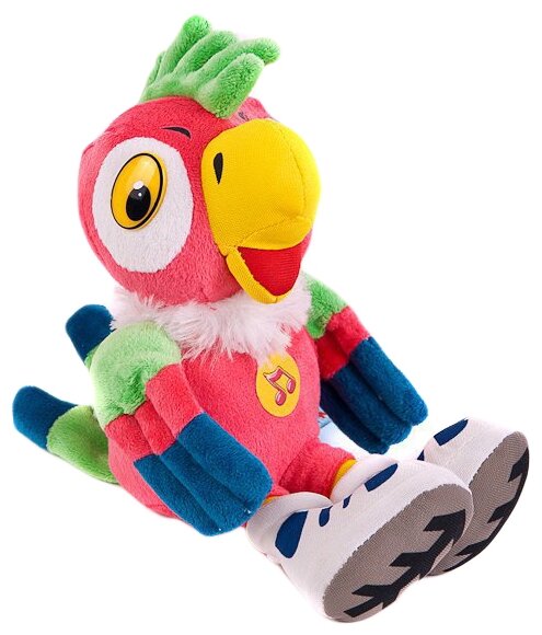 Мягкая игрушка Мульти-Пульти Попугай Кеша, 15 см, красный