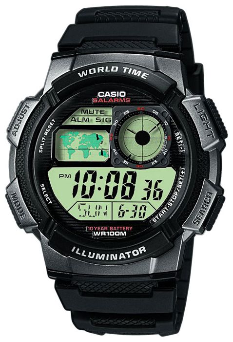 Наручные часы CASIO Collection AE-1000W-1B - фотография № 1
