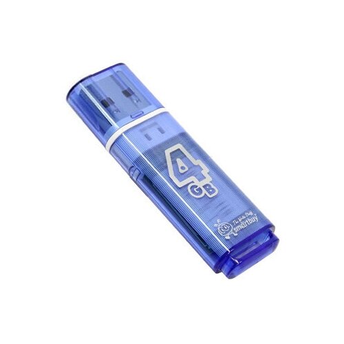 USB Flash Drive 4Gb - Smartbuy Glossy Blue SB4GBGS-B