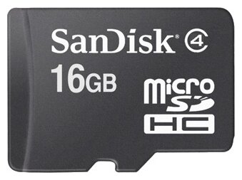 SanDisk Карта памяти SanDisk microSDHC Card Class 4