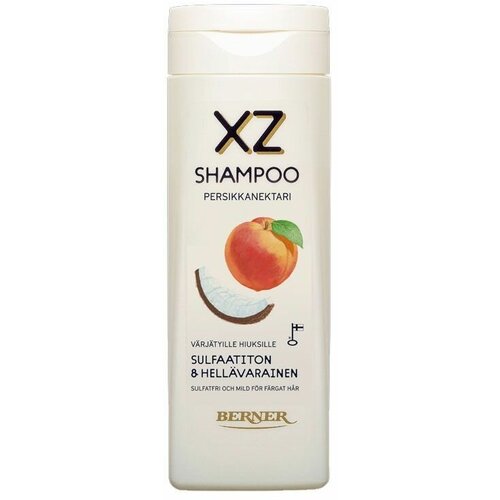 Шампунь XZ для окрашенных волос с персиковым нектаром 250 мл (из Финляндии)