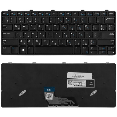 Клавиатура для ноутбука Dell Inspiron 11-3180 3189 pn 5XVF4 HNXPM PK131X23A00 1150₽