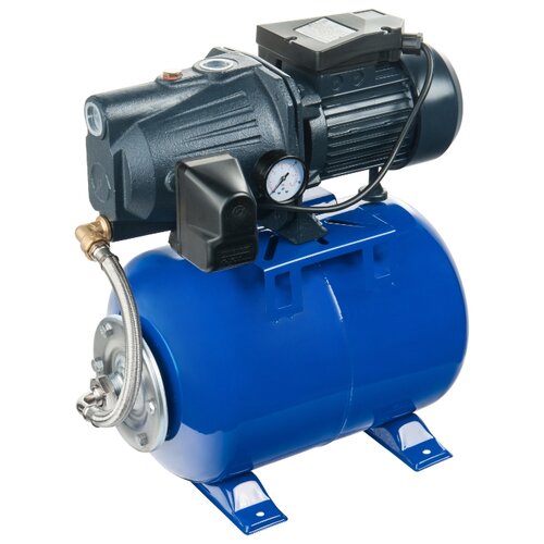 насосная станция unipump auto jet 100s 0 75 квт 24 л однофазный hmax 43 м qmax 56 л мин Насосная станция UNIPUMP AUTO JET 80 L (50 л) (900 Вт)