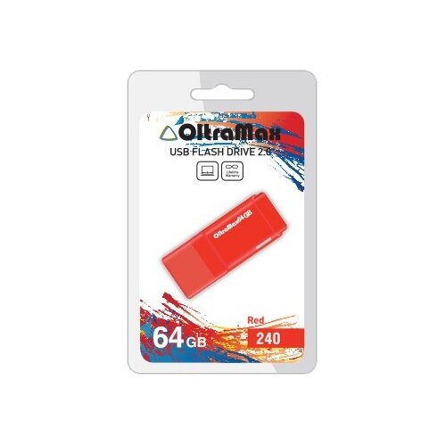 фото Флешка oltramax 240 64gb red