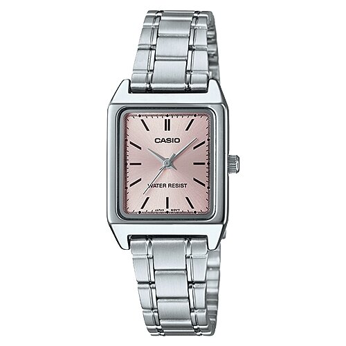 Наручные часы CASIO Collection LTP-V007D-4E, серебряный, розовый