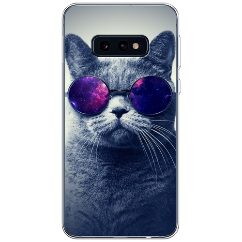 Силиконовый чехол на Samsung Galaxy S10E / Самсунг Галакси S10E Космический кот