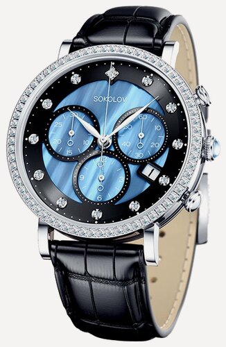 Изображение товара Наручные часы Feel free, серебро, фианит