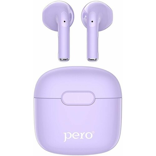 Наушники PERO TWS05 спортивные Bluetooth внутриканальные сиреневый ptws05p 271000₽