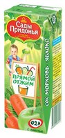 Сок с мякотью Сады Придонья Яблоко-морковь (Tetra Pak), c 4 месяцев 0.2 л