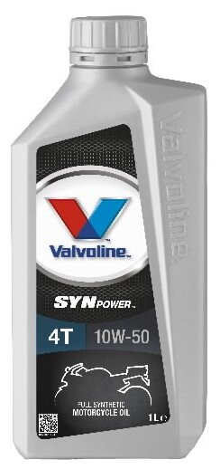 Синтетическое моторное масло VALVOLINE SynPower 4T 10W-50