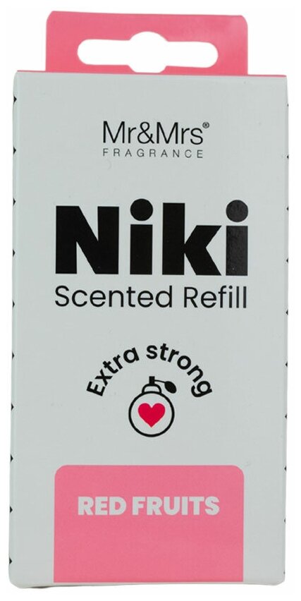 Сменный блок для ароматизатора Mr&Mrs Fragrance NIKI Red Fruits/Спелые Фрукты