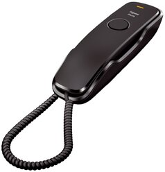 Телефон Gigaset DA210, набор на трубке, быстрый набор 10 номеров, световая индикация звонка, черный, S30054S6527S301