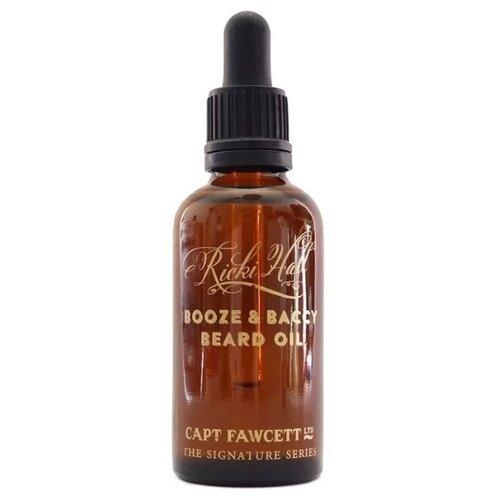 Captain Fawcett Масло для бороды Ricki Hall's Booze & Baccy Beard Oil, 50 мл