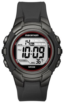 Наручные часы TIMEX Marathon, черный, белый