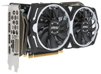 Видеокарта MSI Radeon RX 570 1268MHz PCI-E 3.0 8192MB 7000MHz 256 bit DVI HDMI HDCP Armor OC Retail