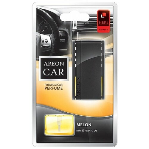 Ароматизатор для авто на дефлектор CAR box SUPERBLISTER аромат - Melon, AREON, 1 шт