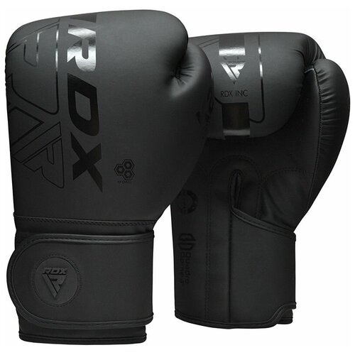 Боксерские перчатки RDX BGR F6 KARA черные