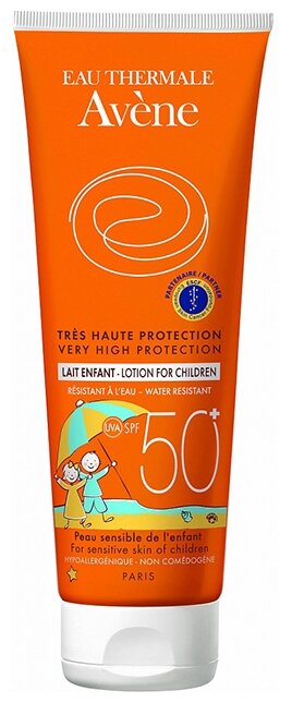 AVENE Солнцезащитное Детское молочко SPF 50+, 250 мл