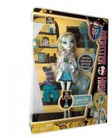Кукла Monster High Лагуна Блю со шкафчиком Сумасшедшая наука, 27 см, W2560