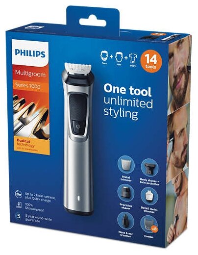 Триммер Philips MG7720/15 черный - фото №11