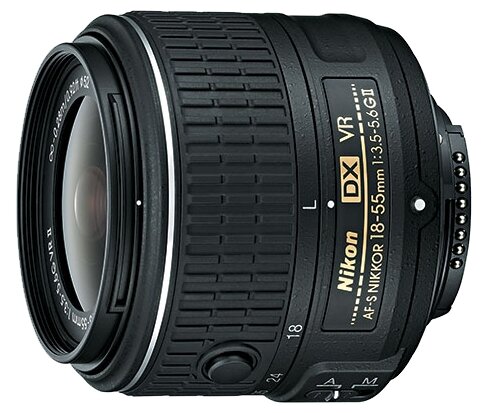 Объектив Nikon 18-55mm f/3.5-5.6G AF-S VR II DX Zoom-Nikkor