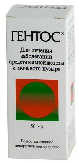 Гентос капли гомеопат., 50 мл, 1 шт.