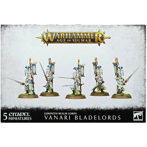 Миниатюры для настольной игры Games Workshop Warhammer Age of Sigmar Lumineth Realm-lords: Vanari Bladelords