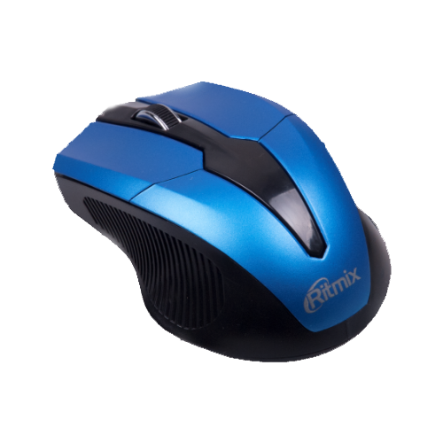 Беспроводная мышь Ritmix RMW-560, черный/синий