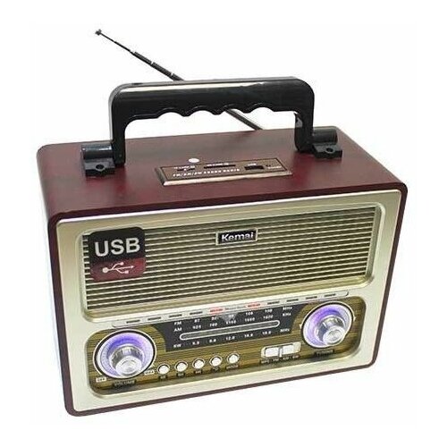 Bluetooth радиоприемник в стиле Ретро Kemai MD-1800BT Светлый 307500₽