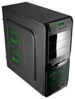 Компьютерный корпус AeroCool V3X Advance Evil Green Edition 800W Black