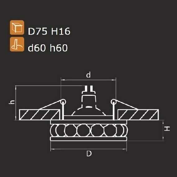 Светильник Lightstar Monilo 031704, GU5.3, 50 Вт