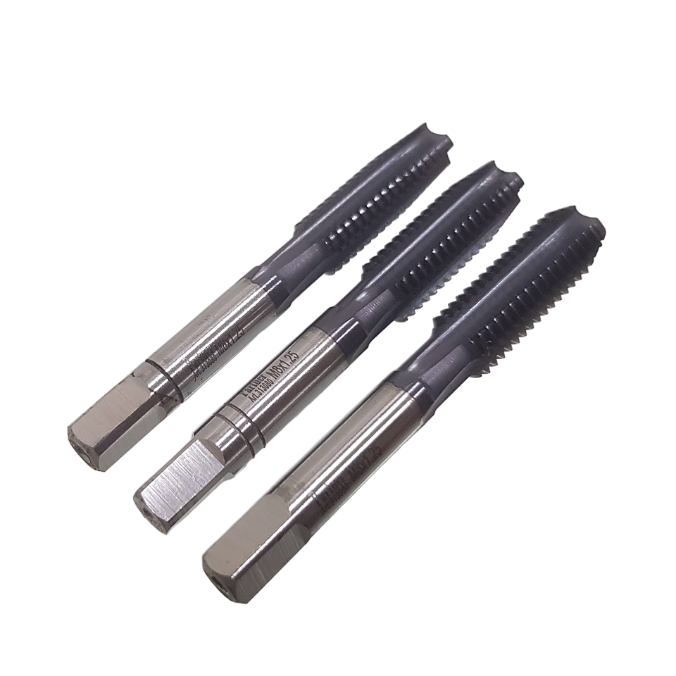 Набор метчиков ручных M8х1,25 Partner, HSSE, DIN352, 3шт (Серия 313)