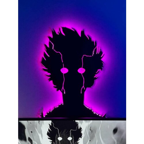 фото Настенный светильник по аниме сериалу моб психо 100/mob psycho 100 solovevstore