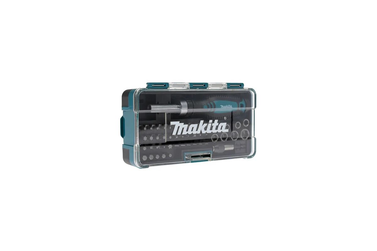 Отвертка с набором бит Makita B-36170, в кейсе, 47 бит, 0.5 кг — фото 1