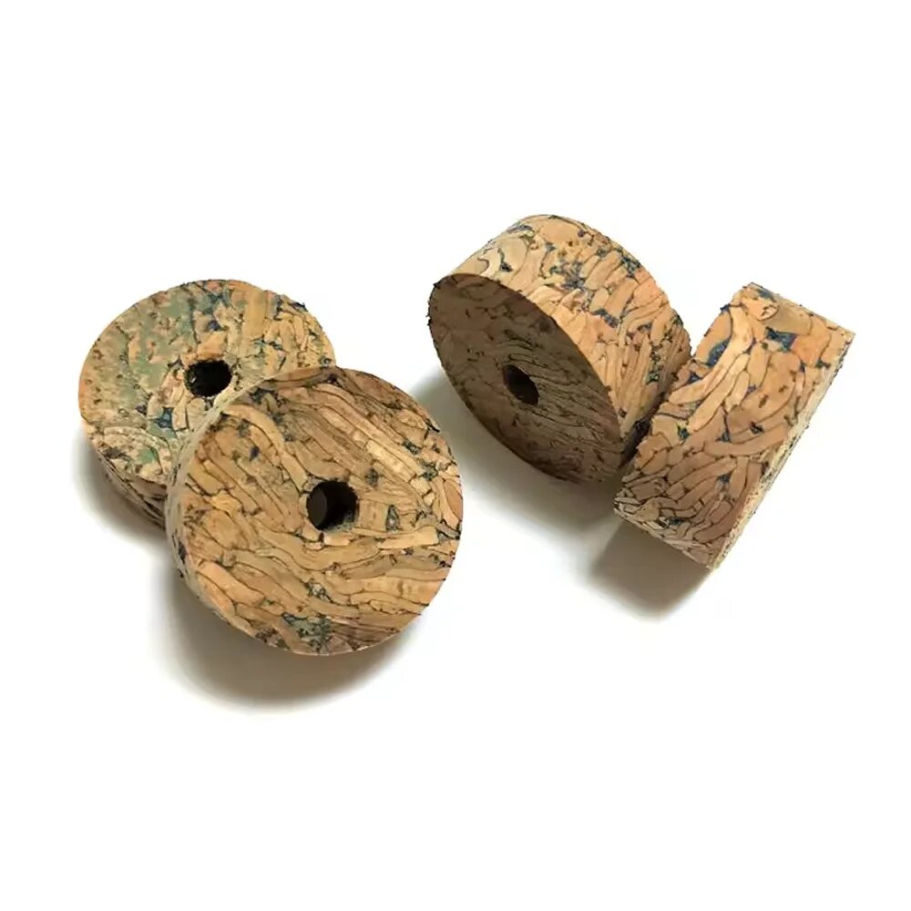 Пробковые кольца для удочек, светло-голубые, Blue Rubber Cork