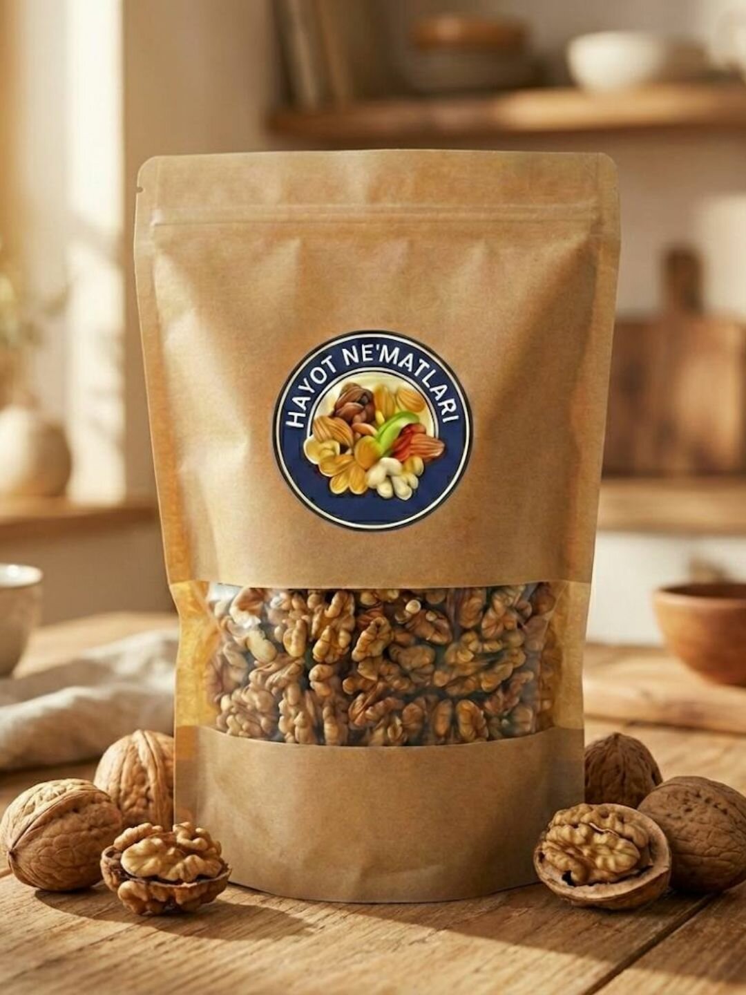Грецкий орех очищенный Premium – Hayot Ne’matlari(высший сорт)
