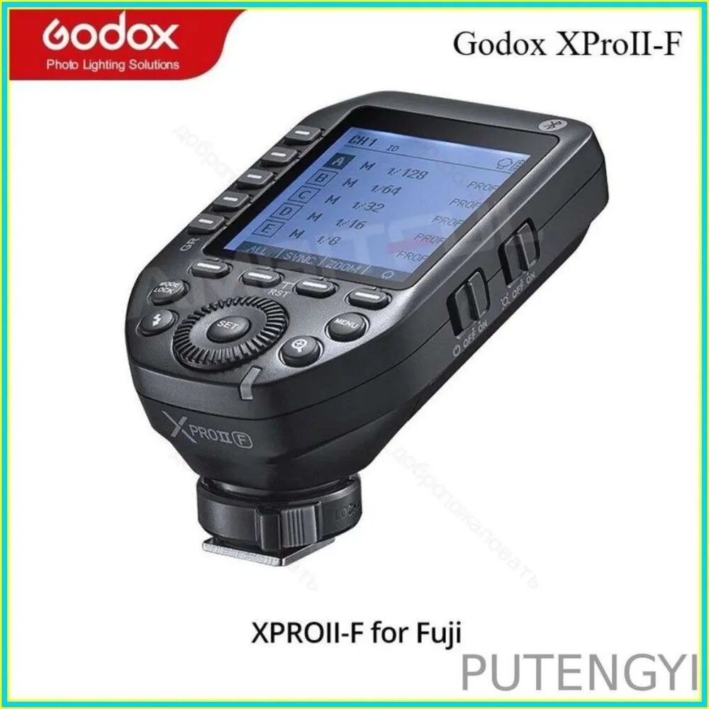 Godox XproII-F Синхронизатор для вспышки для Fujifilm Черный