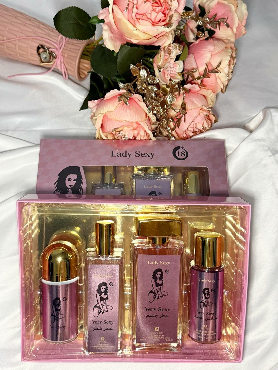 Lady Sexy Very Sexy – Подарочный набор парфюма для женщин (4 предмета)