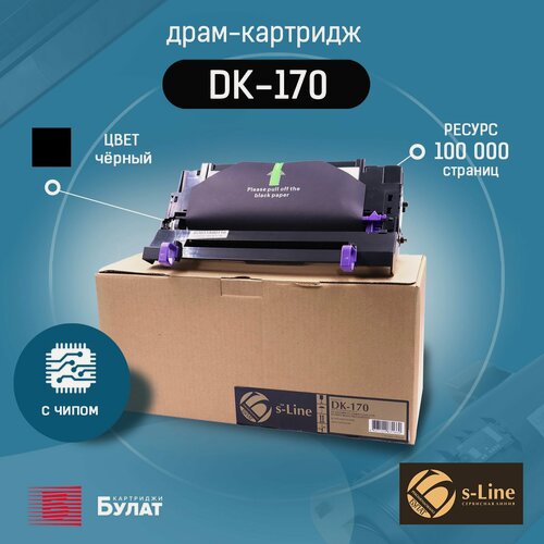 Изображение товара Драм-картридж булат s-Line DK-170, DK-150, DK-130, DK-110, DK-1105 для Kyocera FS-1320D, FS-1320dn, FS-1370dn, FS-1035MFP FS-1135MFP (Чёрный, 100000 стр.), универсальный