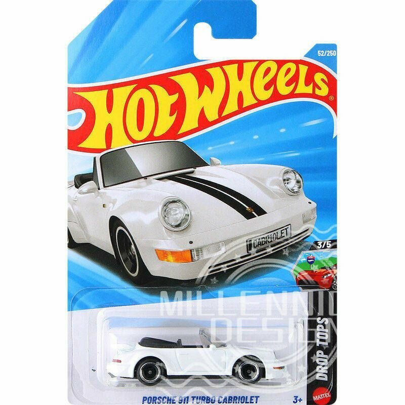 Hot Wheels 2026D серия, литой автомобиль 1:64, модель машинки PORSCHE 911 TURBO