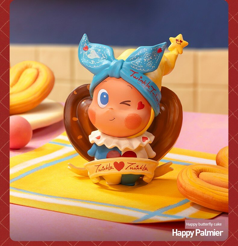 POP MART Star Person Delights Серией Счастливый Круассан Слепой Ящик Коллекционная Фигурка Игрушка, Неповрежденная