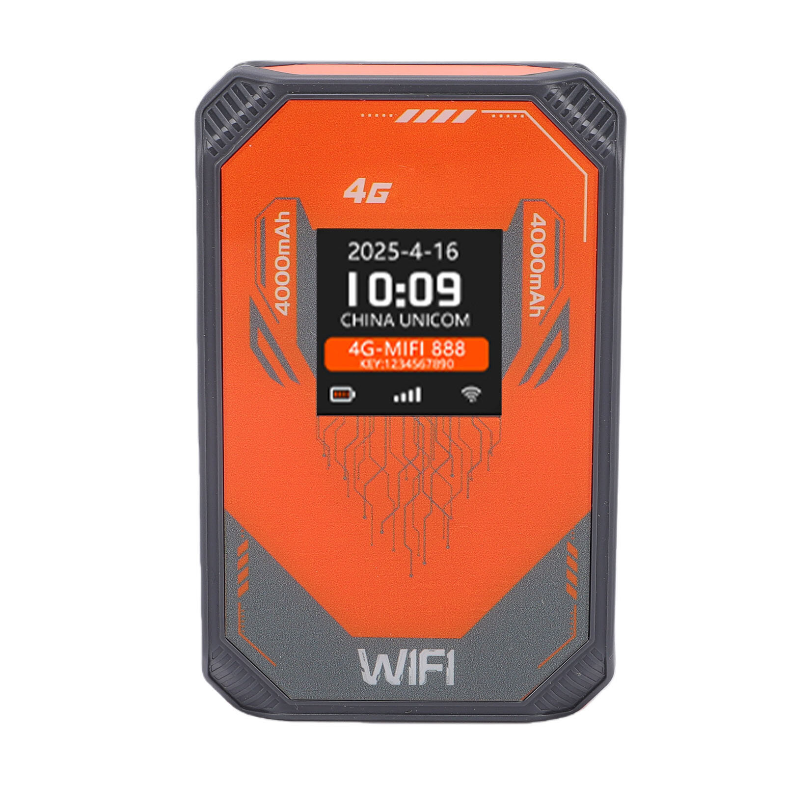 4G мобильный роутер WiFi, поддержка 8 подключений, с LCD дисплеем, для путешествий и кемпинга