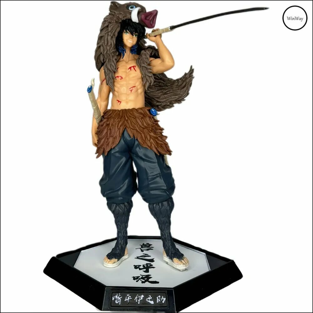 Фигурка Иноске Хашибира Kimetsu no Yaiba (бутлег, 28 см) Коллекционная фигурка — фото 1