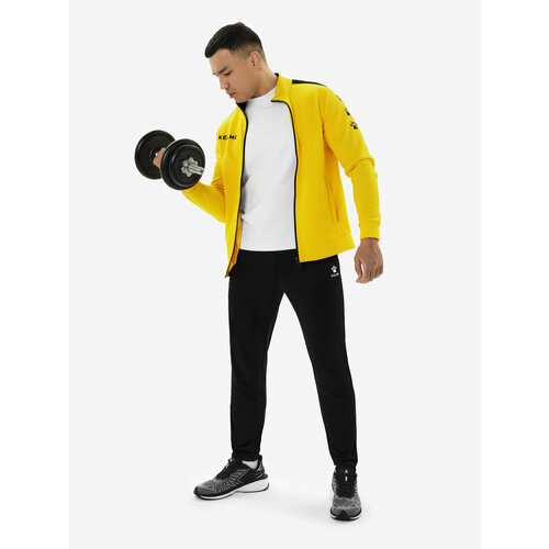 фото Костюм спортивный kelme tracksuit, размер xs, желтый