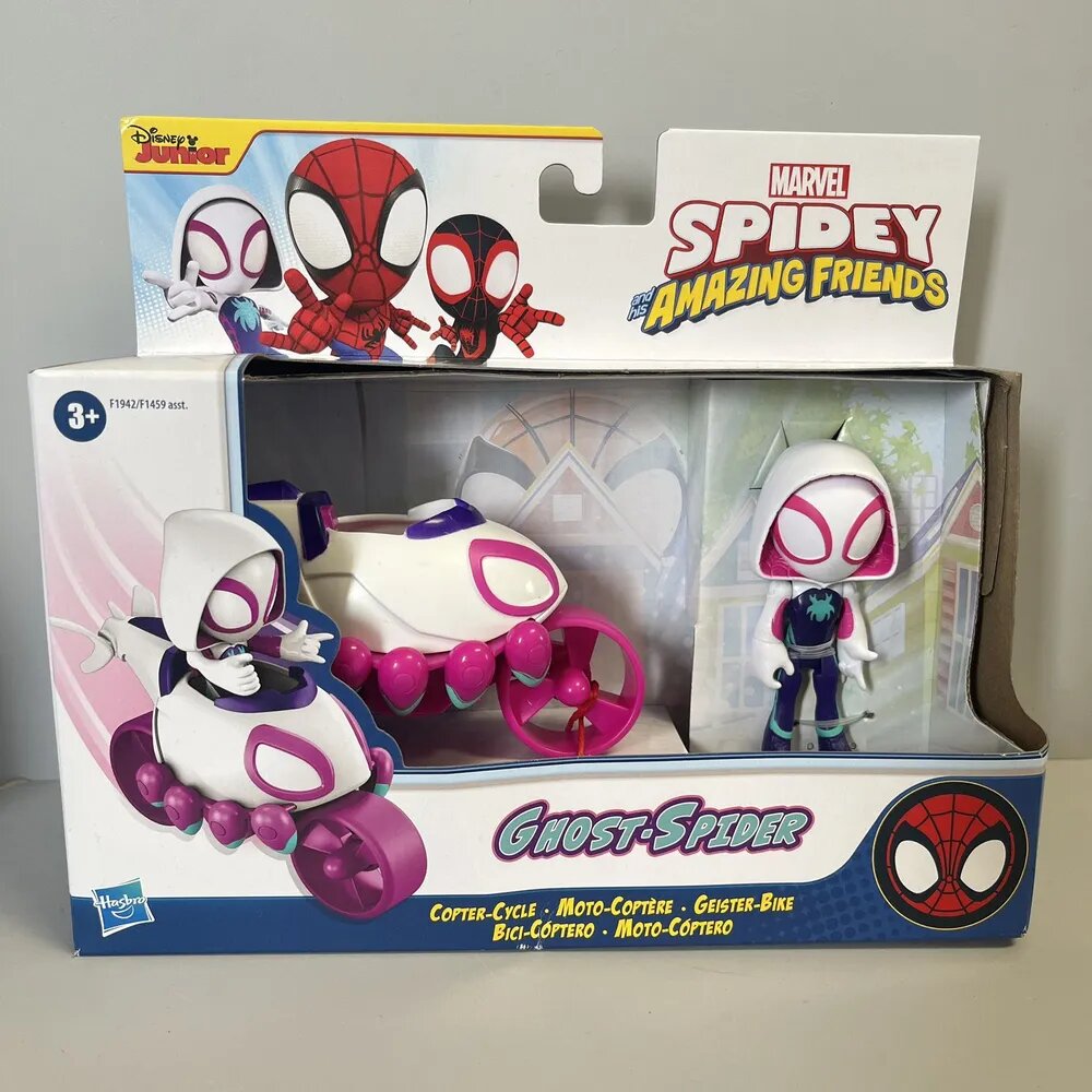 Фигурка Ghost-Spider Spidey and His Amazing Friends для детей дошкольного возраста, пластик