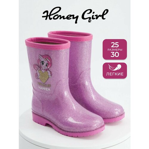 фото Сапоги honey girl весна-лето 2026, размер 27, pink