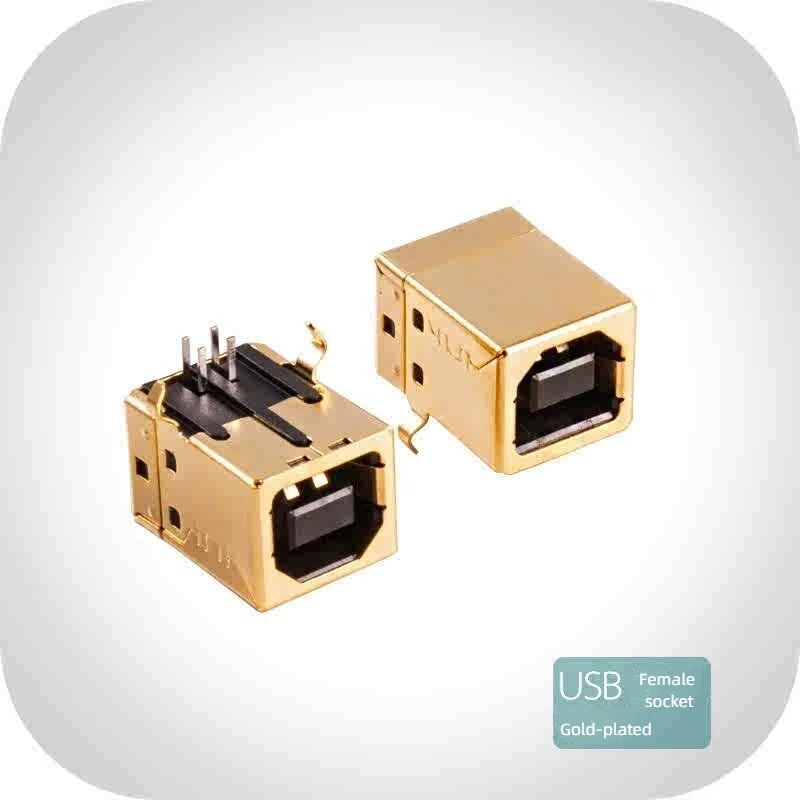 Золотой разъем USB 2.0 для принтера