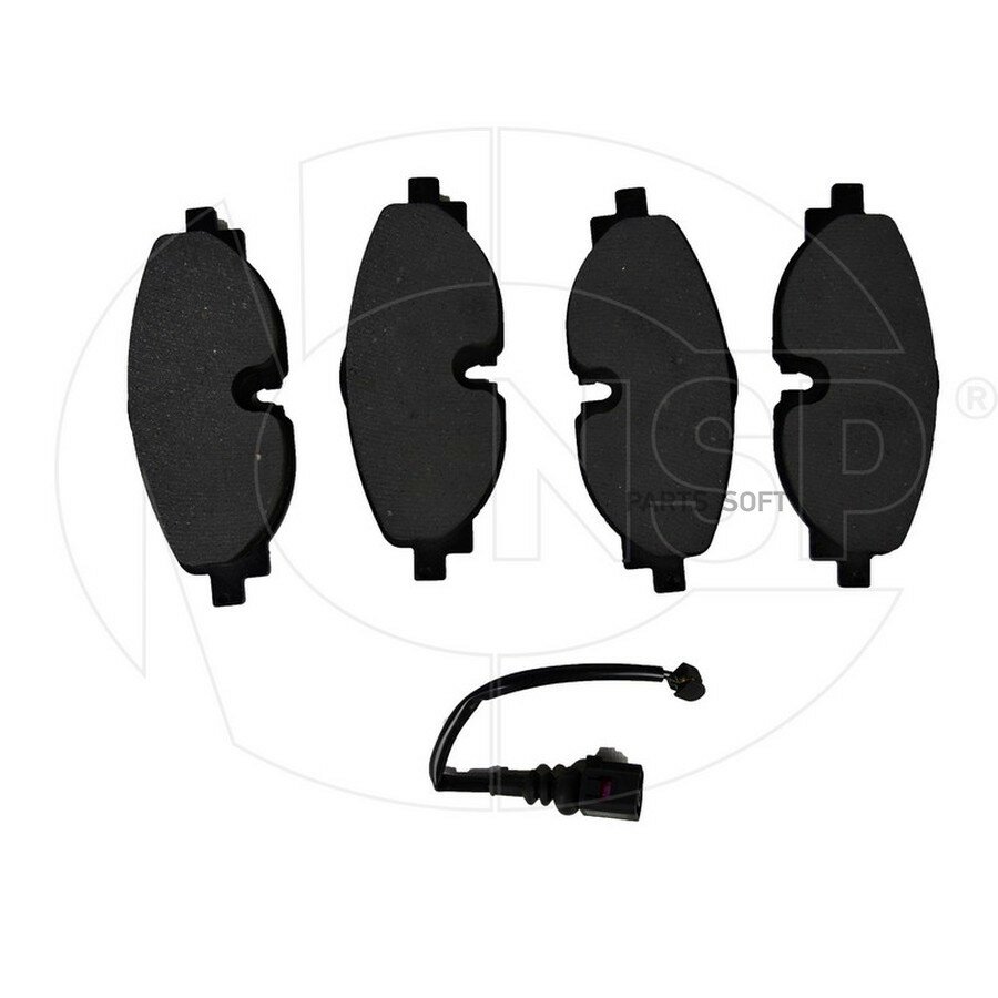 Колодки тормозные передние SKODA Octavia NSP NSP088V0698151