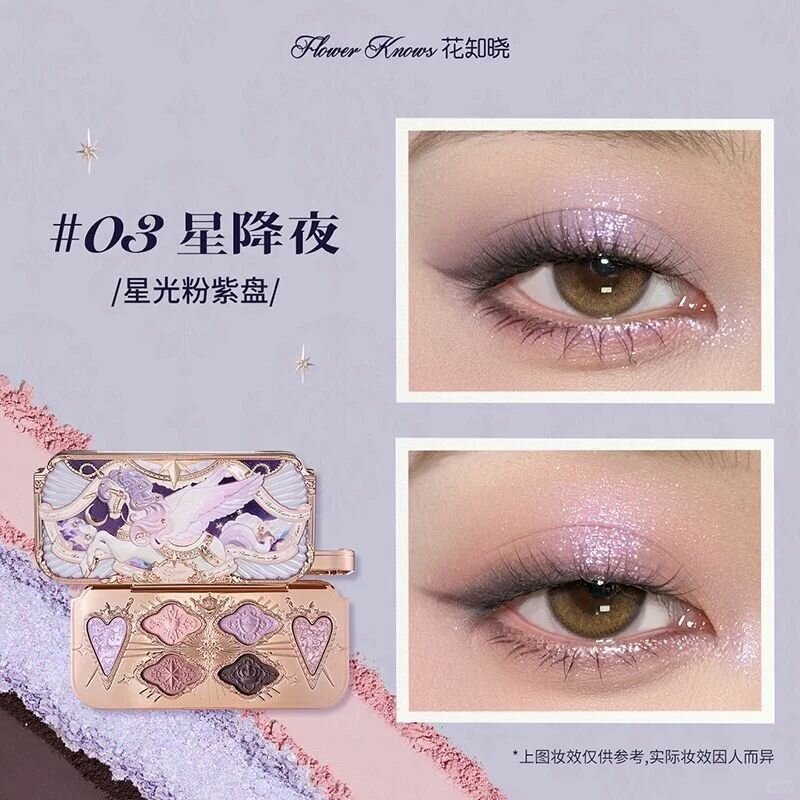 Flower Knows новинка Knight Unicorn полный фиолетовый набор (тени
