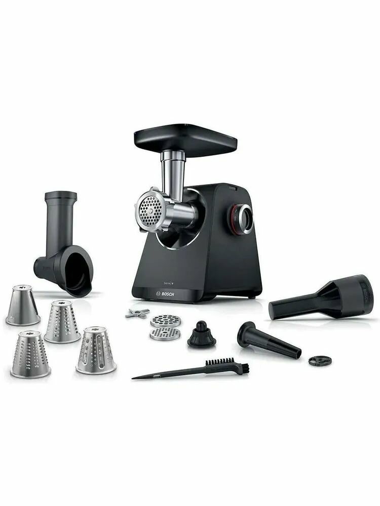 Мясорубка электрическая Bosch 1900 Вт, цвет черный (MFWS440B)